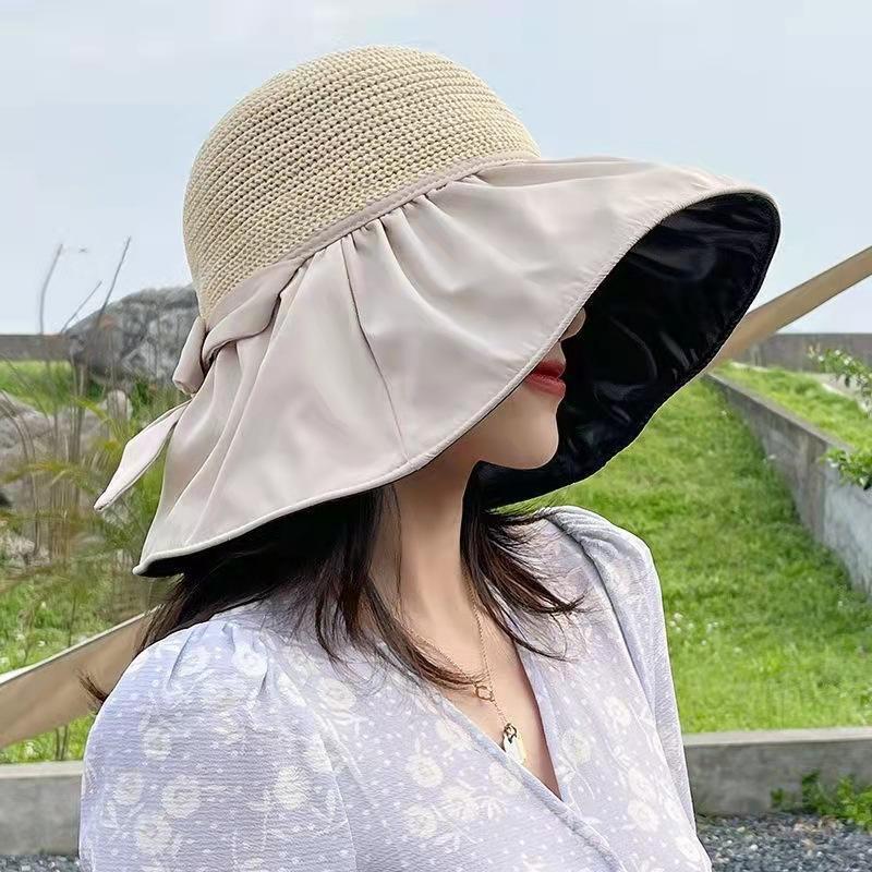 新作人気 麦わら帽子 紫外線対策 ストローハット UVカット 小顔効果 夏 アウトドア