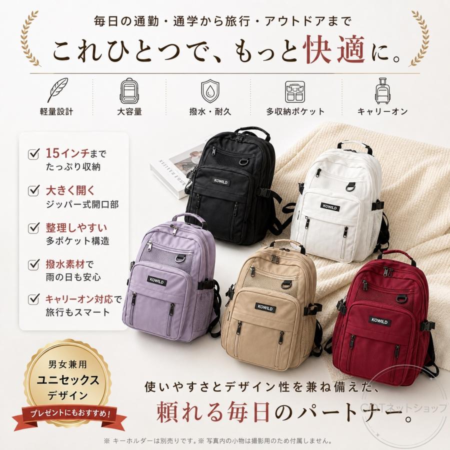 リュック リュックサック バックパック おしゃれ レディース メンズ ナイロン 大容量 軽量 撥水 a4 pc 2way 通学 通勤 学生 旅行 スポーツ |  | 10