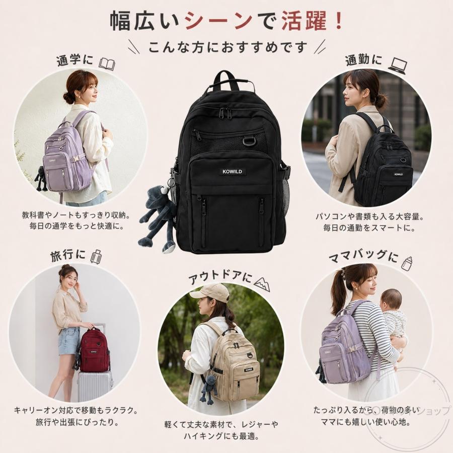 リュック リュックサック バックパック おしゃれ レディース メンズ ナイロン 大容量 軽量 撥水 a4 pc 2way 通学 通勤 学生 旅行 スポーツ |  | 09