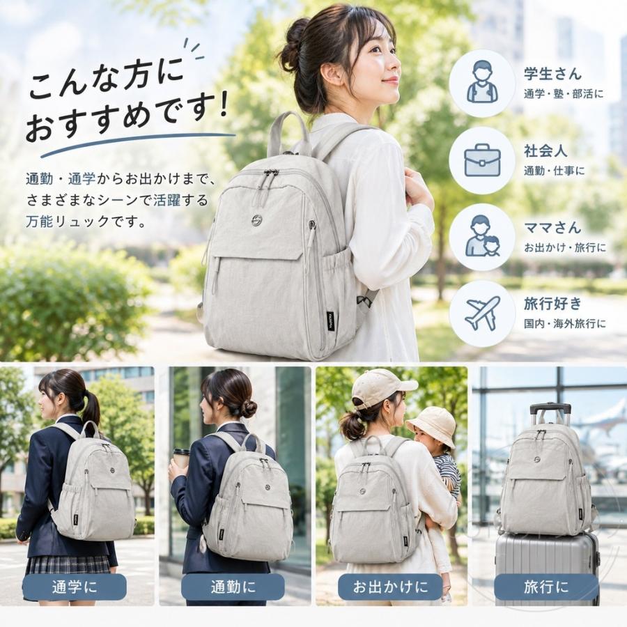 爆買 リュック レディース 軽量 小さめ 2WAY ショルダー バッグ ミニリュック ナイロン かわいい おしゃれ 大人 通勤 旅行 マザーズバッグ 斜めがけ |  | 07