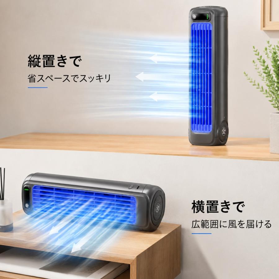 扇風機 移動式エアコン スポットクーラー 家庭用 ポータブルクーラー 3段階風量 2000mAh 充電式 冷房 急速冷却 省エネ 冷風機 寝室 オフィス 暑さ 熱中症対策 |  | 11