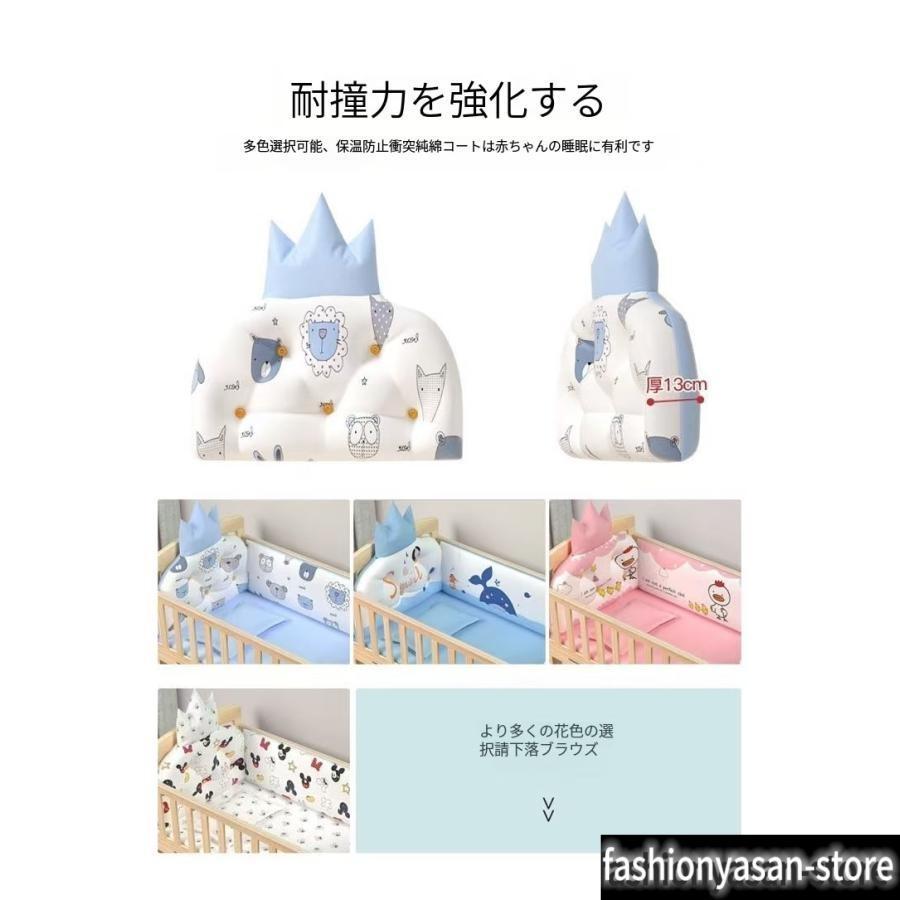 ベビー ベッド 木製 高さ調節 ベビー用品 新生児 赤ちゃん キャスター付 2段収納台付き 出産祝い 添い寝 ゆりかご 子供用 タイプ 天然_3