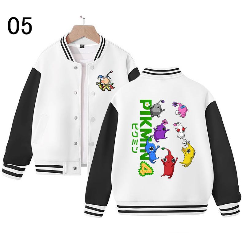 ピクミン Pikmin ジャケット 子供服 キッズ 野球服 パーカー 可愛い  