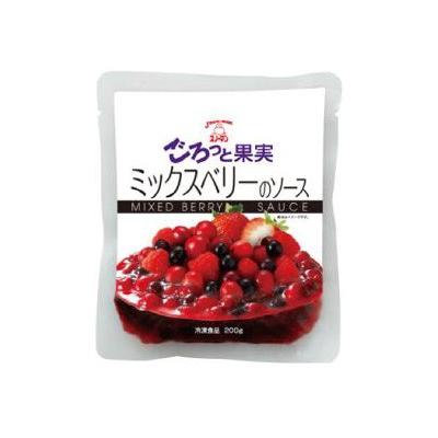 <冷凍>スノーマン ごろっと果実 ミックスベリーのソース 200g | cotta