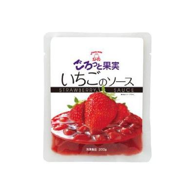 <冷凍>スノーマン ごろっと果実 いちごのソース 200g | cotta