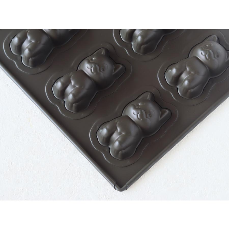 松永製作所 メタリックテフロン付柴犬のわん吉天板 8P | cotta | 03