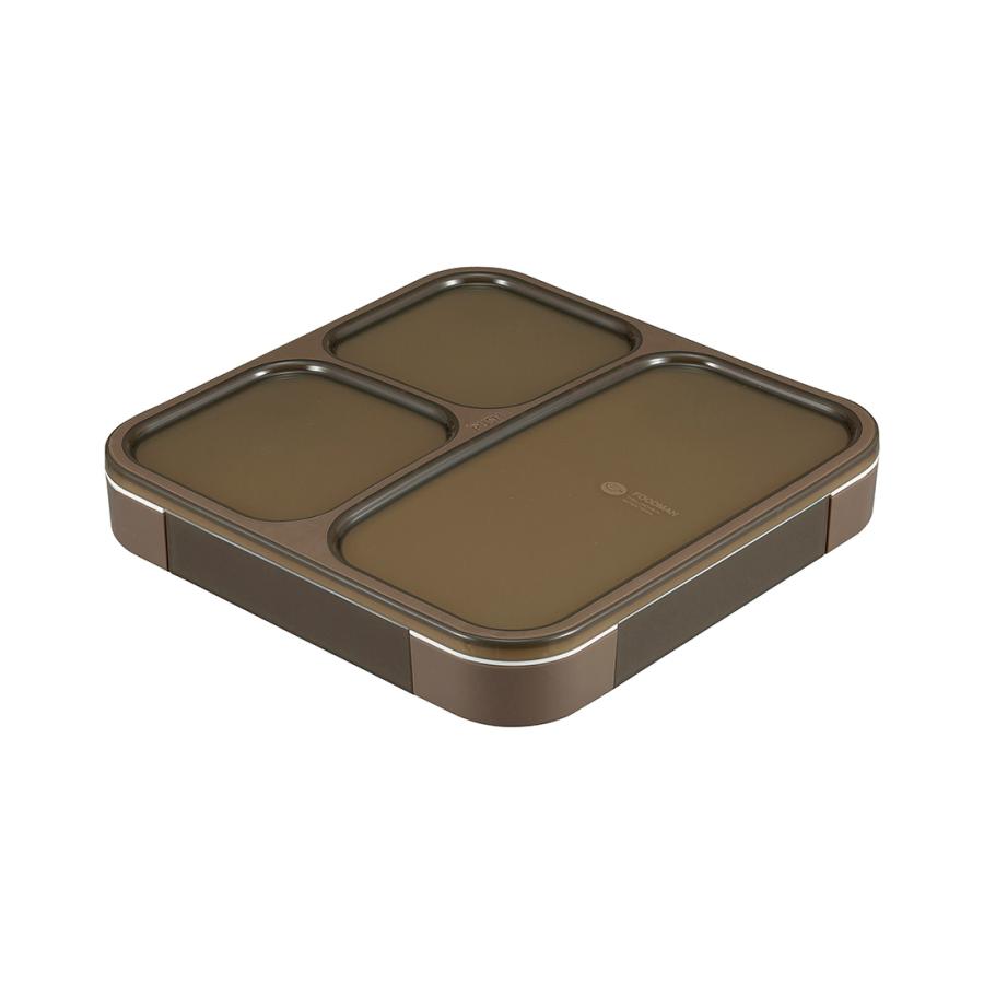 薄型弁当箱 抗菌フードマン 800 アッシュブラウン | cotta