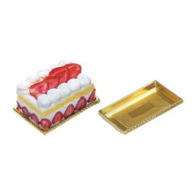 Ｋ-4長角ゴールドケーキトレー