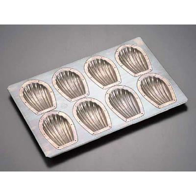 千代田金属 コンセプトモデル 1/4サイズ 貝型マドレーヌ型 8連*美品！ cotta（コッタ） 千代田金属 コンセプトモデル 1/4サイズ 貝型