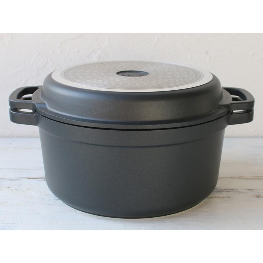 【新品未使用】cotta 無水調理鍋　24cm 無水鍋　黒　ガス・IH対応 cotta 無水調理鍋 24cm : cotta - 通販 - Yahoo!ショッピング