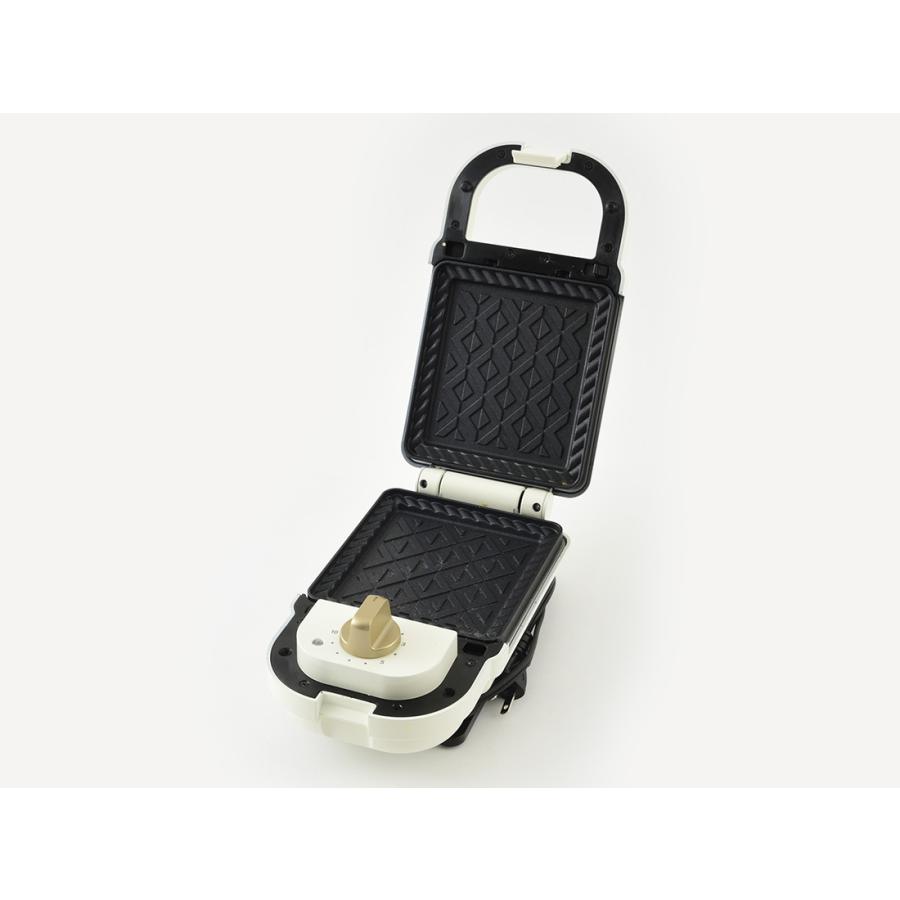 【新品】BRUNO ホットサンドメーカー ホワイト cotta（コッタ） BRUNO ホットサンドメーカーシングル ホワイト
