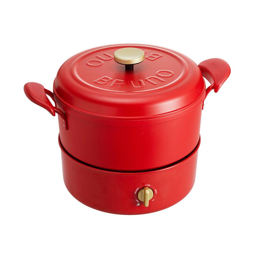 BRUNO Multi Grill Pot レッド BRUNO マルチグリルポット レッド : cotta - 通販 - Yahoo