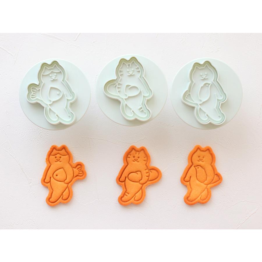 Minne Cottaクッキー型 小脇に抱えるねこ Cotta 通販 Paypayモール