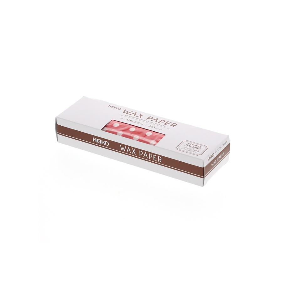 cotta（コッタ） WAXペーパー ドット赤(100枚入) : cotta - 通販