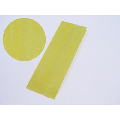[ケース販売]規格袋 D-7 和紙黄無地（52*38*150）の画像