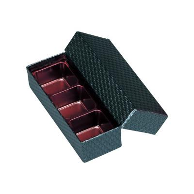 [ケース販売]トリュフBOX 3仕切 黒
