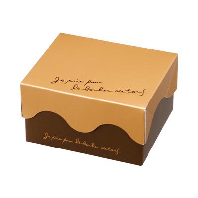 cotta - [容れもの売りわたす]FS ヌーベルバーグBOX 小 ゴールド/赤銅色 キッチン、日用品、文具-ラッピング用品-文具、ステーショナリー