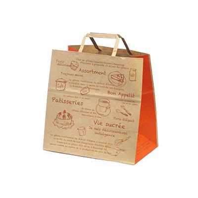 [ケース販売]オレンジペコ手提げ袋（S）