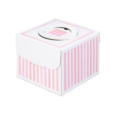 cotta - [容れもの売りわたす]デコ箱 音楽的リズム5号（お盆なし） ラッピング、ケーキ箱-調理器具-製菓、製パン用品