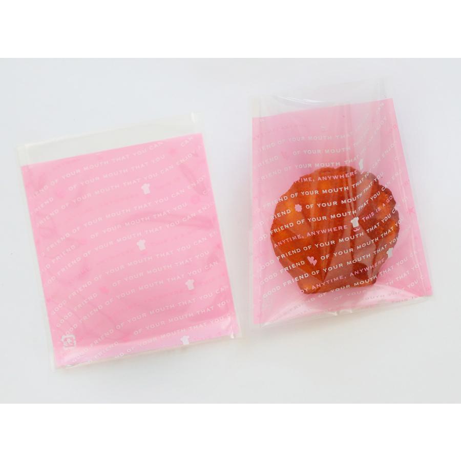 [ケース販売]規格袋 A-2 ひげのシェフ（ピンク）