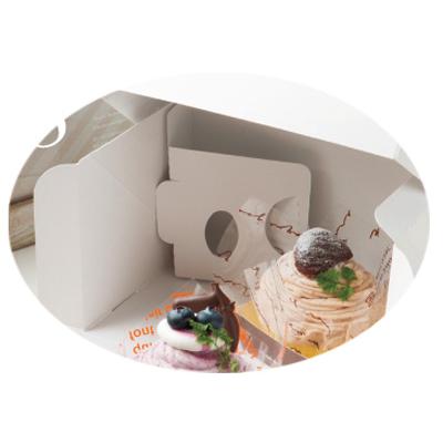 [ケース販売]ケーキ箱 ロックBOX 105-ホワイト 7×9の画像