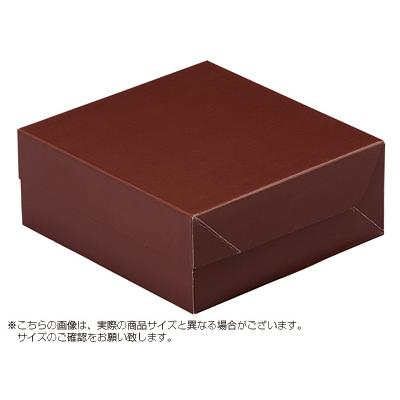 [ケース販売]ケーキ箱 ロックBOX 65-ブラウン 140(トレーなし)