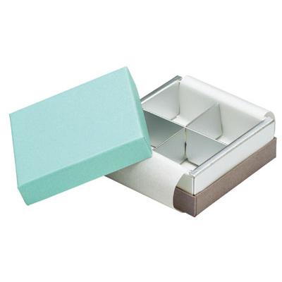 [ケース販売]コンビBケース ブルー/グレー 1174 4仕切