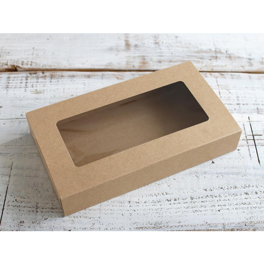 [ケース販売]バリアブラウンBOX（窓付）
