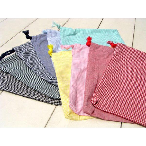 片絞り巾着袋 横17×縦17センチ : コットンニーナ・ヤフー店 - 通販