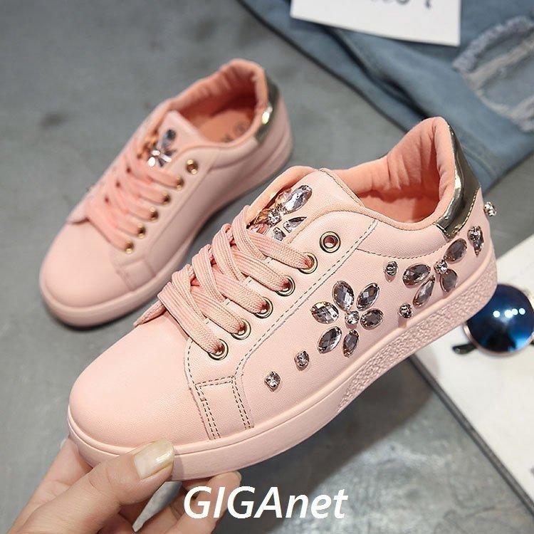 スニーカー レディース ローカット ビジュー 可愛い 白 韓国 スニーカー レディース 靴 カジュアルシューズ かわいい おしゃれ Yx2kluw8hj Attitudepanache Com