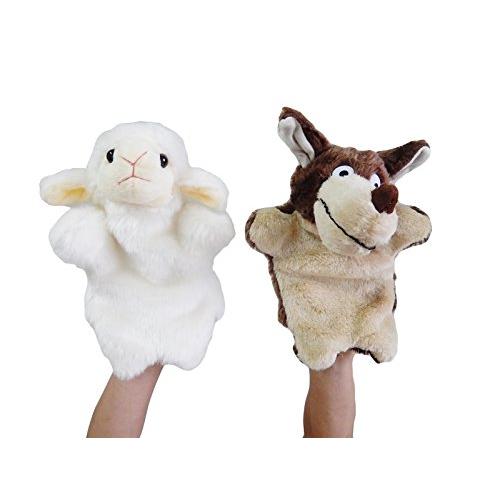 Shantrip ハンドパペット 童話 シリーズ ヒツジ オオカミ 人形劇 パペット Pymr Go Th