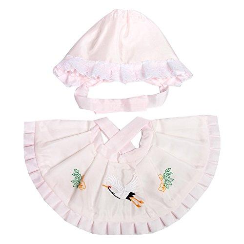 キョウエツ お宮参り よだれかけ 正絹 フードセット 2点セット 帽子 よだれかけ 男の子 女の子 ピンク Www Arilab Com Tr Index Php