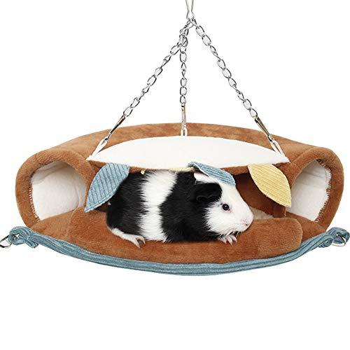 Umora小動物用ハウス ベッド 保温 防寒 ハンモック 秋冬用 可愛い ハムスター モルモット ハリネズミ リスなど