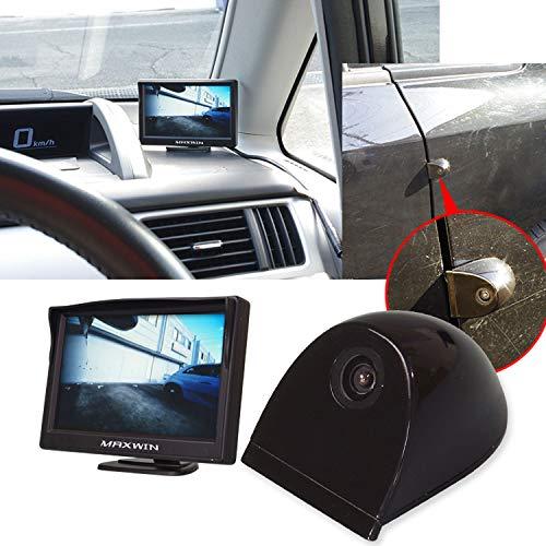 春夏新色 Maxwin マックスウィン 電子サイドミラー サイドカメラ モニター セット 5インチ シガーソケット給電 運転支援 左右 死角確認 電 最安値挑戦 Kuljic Com