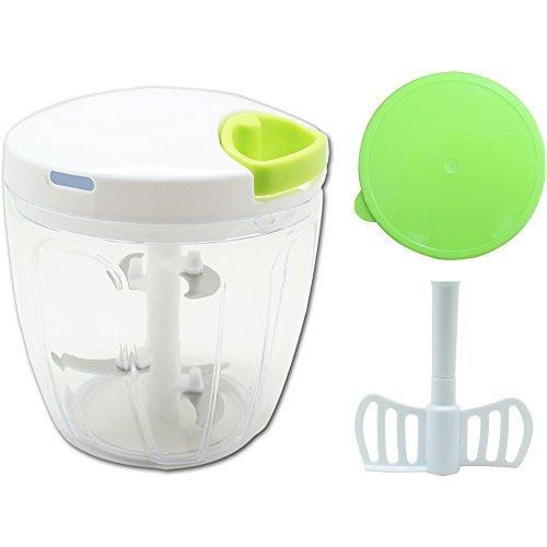 ケイ アンド エー 憧れの みじん切り器 チョッパー 900ml c 21 ぶんぶんチョッパー5 ホワイト