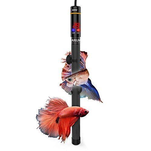 Wolfwill オートヒーター 水槽 ヒーター ミニ アクアリウム 水 槽温度調整 水温管理 300w 安全 熱帯魚