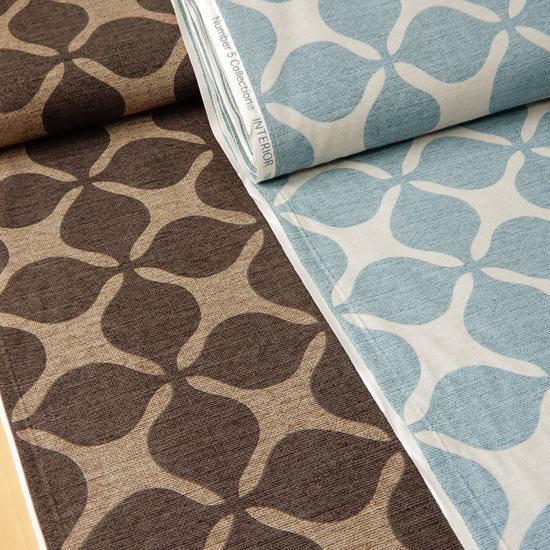 花柄 生地 オックス 北欧風 広幅 グランキャロル 布 おしゃれ 水色