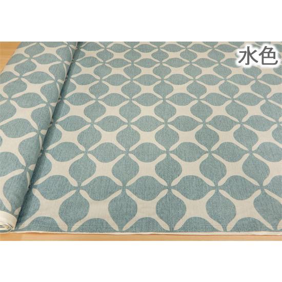 生地 花柄 オックス 北欧風 広幅 グランキャロル 布 おしゃれ 水色