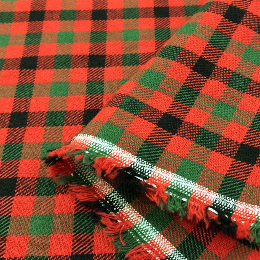 生地 タータンチェック 布 赤 緑 黒 綿 コットン 安い 布地 メール便2mまで可 500 004 1 コットンハウスセシール 生地 通販 通販 Yahoo ショッピング