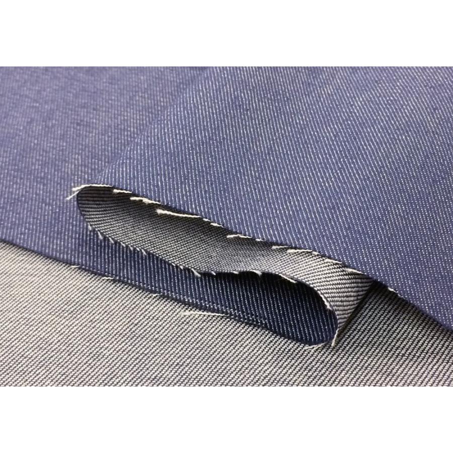 デニム 生地 無地 綿ポリ ポリエステル混紡のデニムの生地 T/C布 洋服