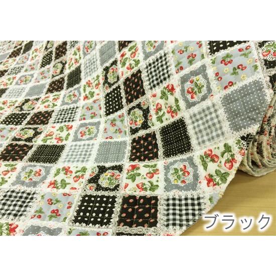 キルティング生地 いちご キルト 布 イチゴ 苺 チェックスウィート 赤