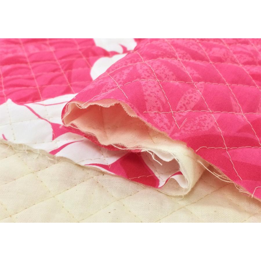 キルティング生地 ハワイアン柄 ハイビスカス キルト グリーン ピンク 布 生地屋さん 562 403 27 コットンハウスセシール 生地 通販 通販 Yahoo ショッピング