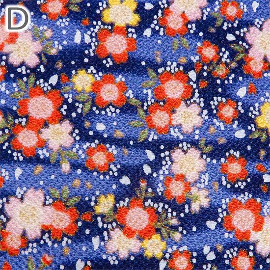 ちりめん生地 金彩 はぎれ 和柄 カットちりめん 35cm×33cm 縮緬生地 京