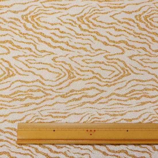 虎柄 ちりめん 生地 和柄 金彩 はぎれ トラ柄 とら カットちりめん