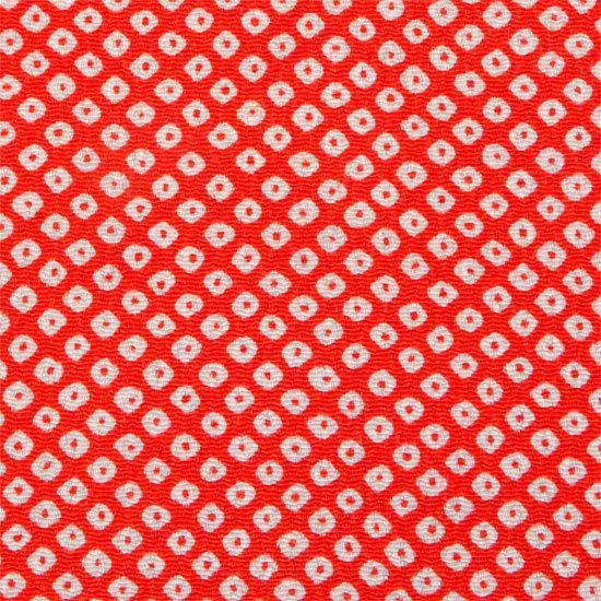 キティ ちりめん カオハナ オレンジ 生地 ハギレ キティ ちりめん