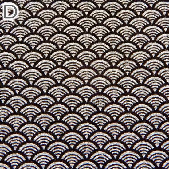 青海波柄 ちりめん 生地 はぎれ カットちりめん 和柄 35cm×33cm 縮緬