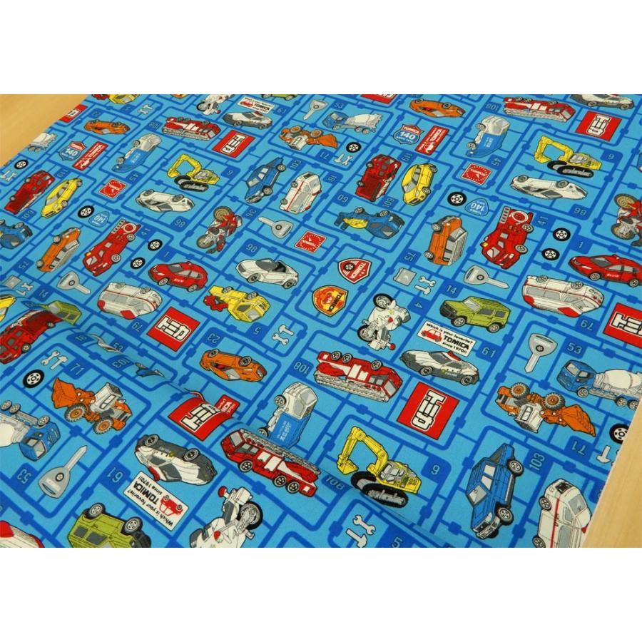 生地 トミカ 布 キャラクター 綿100 オックス 水色 男 子供 メール便可 布地 生地屋 G6079 1 コットンハウスセシール 生地 通販 通販 Yahoo ショッピング