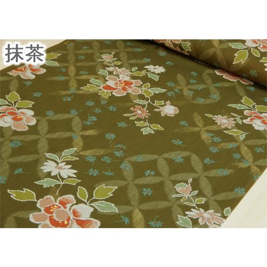 生地 和柄 花柄 抜染 サザンクロス 七宝華絣紋 レトロ 紺 緑 黒 生地 和柄 花柄 抜染 サザンクロス 七宝華絣紋 レトロ 紺 緑 黒