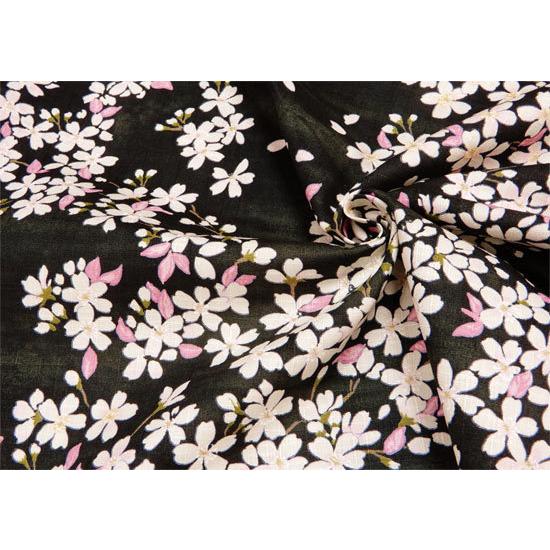 桜 生地 和柄 桜さくら文様 花柄 綿 サザンクロス 桜 生地 和柄 桜さくら文様 花柄 綿 サザンクロス