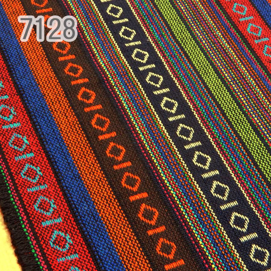 厚手 生地 インド綿 布 メキシカンドビー ネイティブ柄 アジアン ラグ